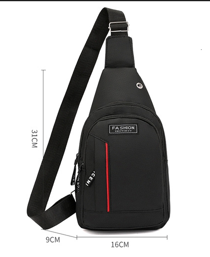 Designer Bag Men's Chest Bag Fashion Casual Crossbody Bag Men's Water-resistant Outdoor Sports Bag Durable Luxury Bag Sports Trendy Sling Ba