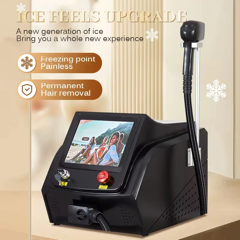 Diode Ice Laser Hair Removal Machine 3 Wave Permanent Painless Physical Underarm Body Care Depilation Equipment