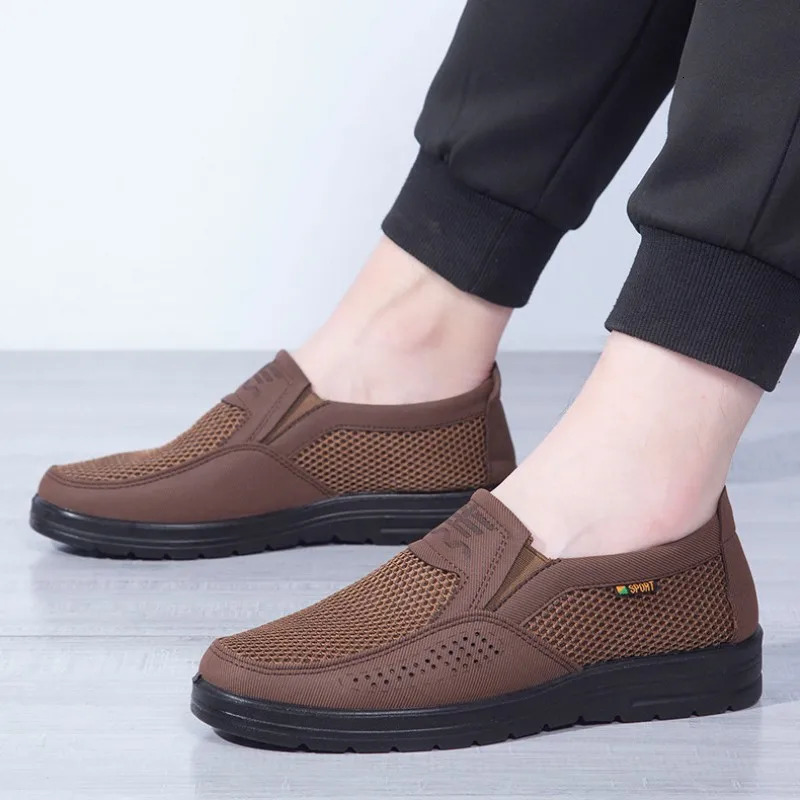 2024 Summer Sneakers Men Fashion Casual Walking Shoes Breathable Mens Loafers Zapatillas Hombre men casual shoes 250716