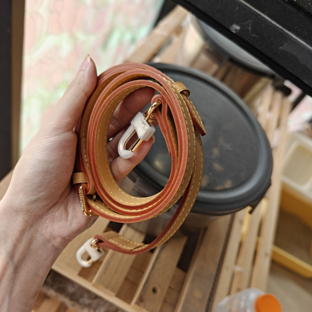 High Quality Women Handbag Handle Shoulder Crossbody Belt Genuine Leather Strap Replacement Bag Accessories