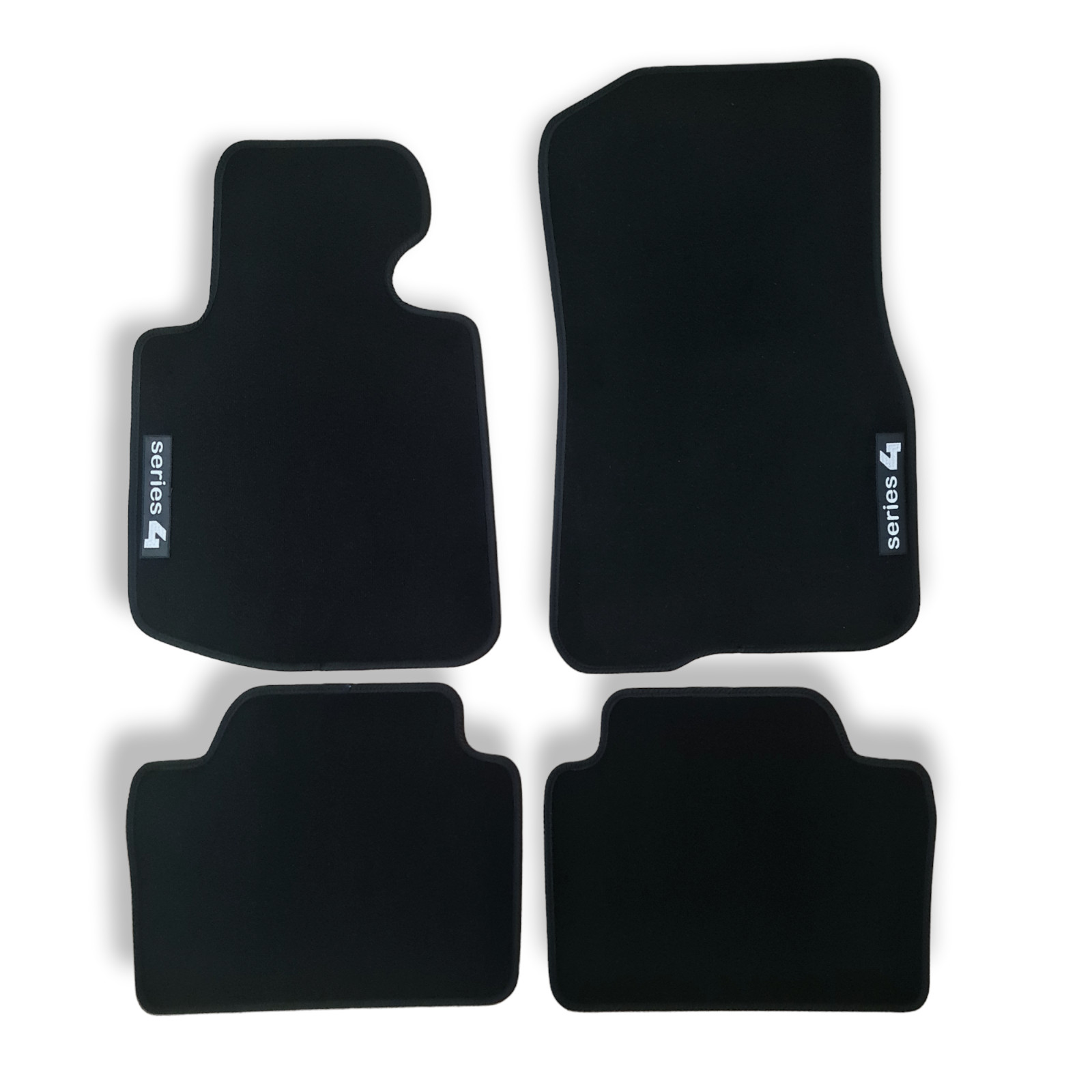 Car Floor Mats Velour For BMW 4 M4 F36 Waterproof Black Carpet Auto Liners New