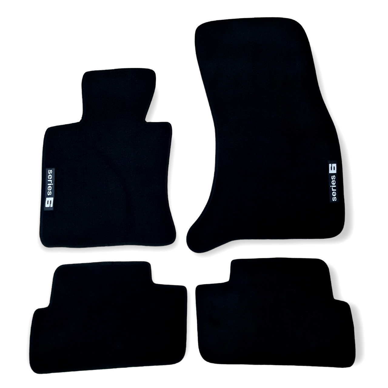 Car Floor Mats Velour For BMW 6 E63 M6 Waterproof Black Carpet Auto Liners New