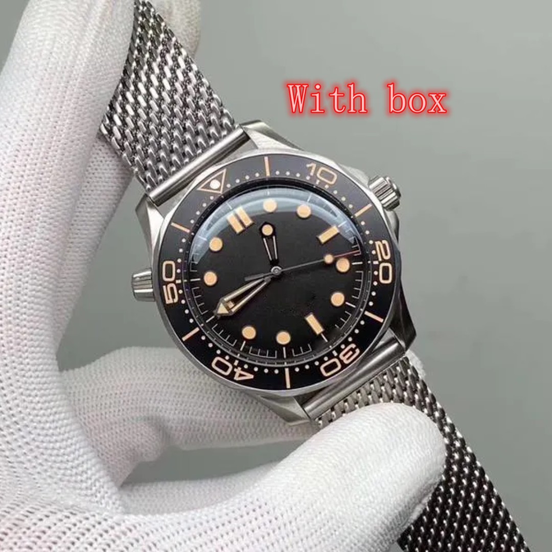 U1 Quality Watch Diver 300M 007 Edition Black 600m Automatic Mechanical Movement Men Watches Steel Strap Sports Wristwatches no time to die