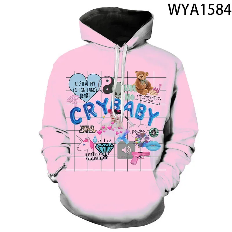 2024 Fashion Singer Melanie Martinez 3D Printed Hoodies Men Women Trendy Sweatshirt Pullover Casual Streetwear Plus Size Coat