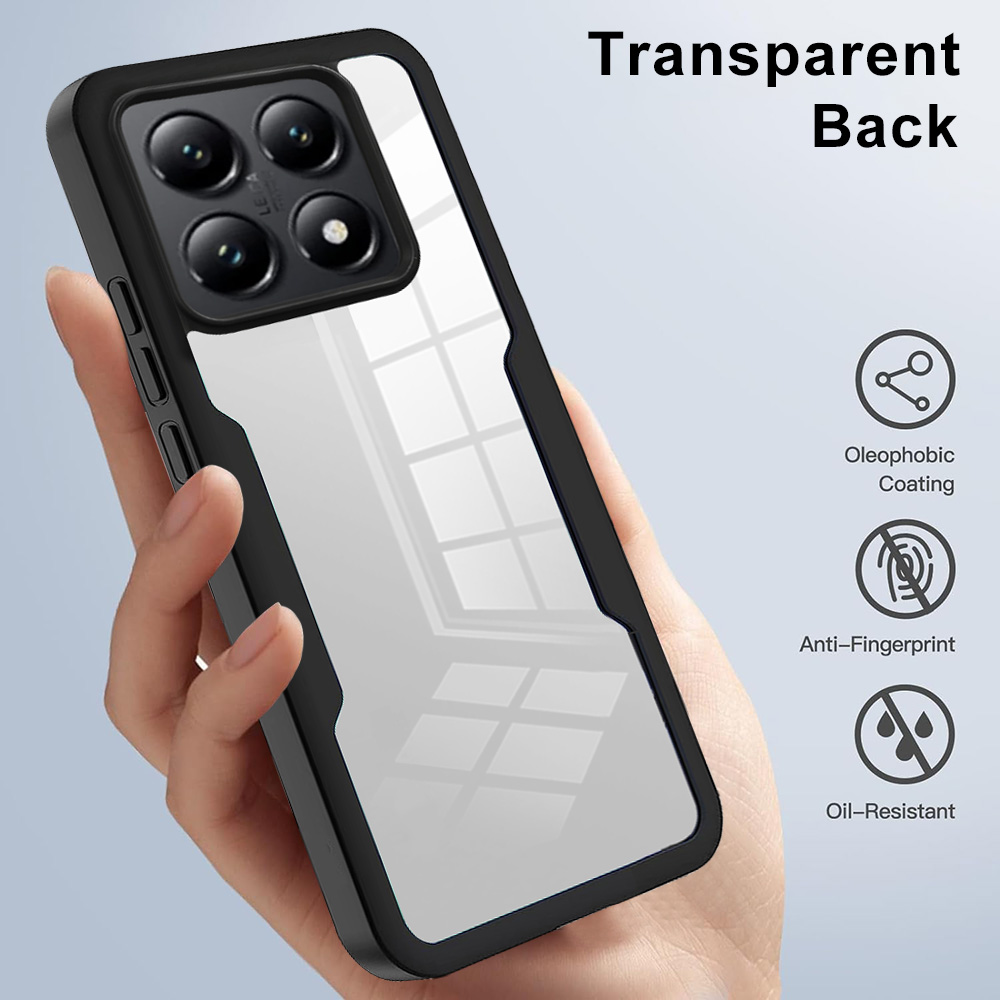360 Full Body Cover Screen Protector Clear Case All-Inclusive TPU PC Rugged For POCO X6 X7 M7 Pro C71 Redmi K80 A5 Note 15 Ultra 14 13 12 12C 13C Xiao