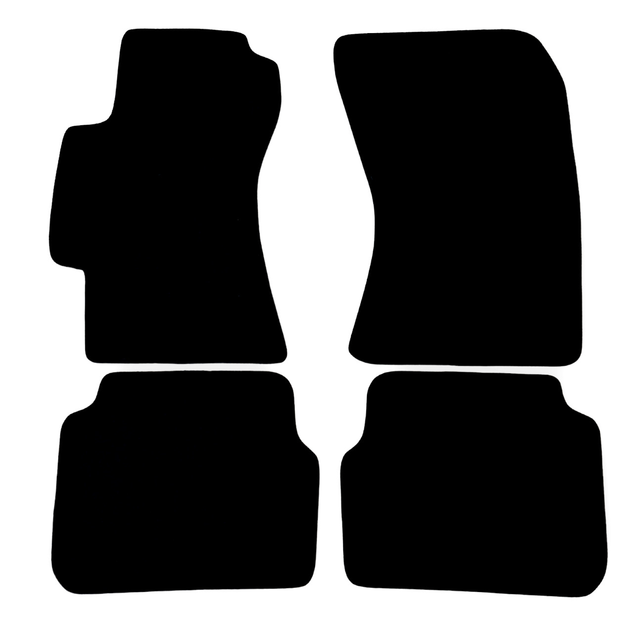 Car Floor Mats For Subaru Impreza Velour Waterproof Black Carpet Auto Liners New