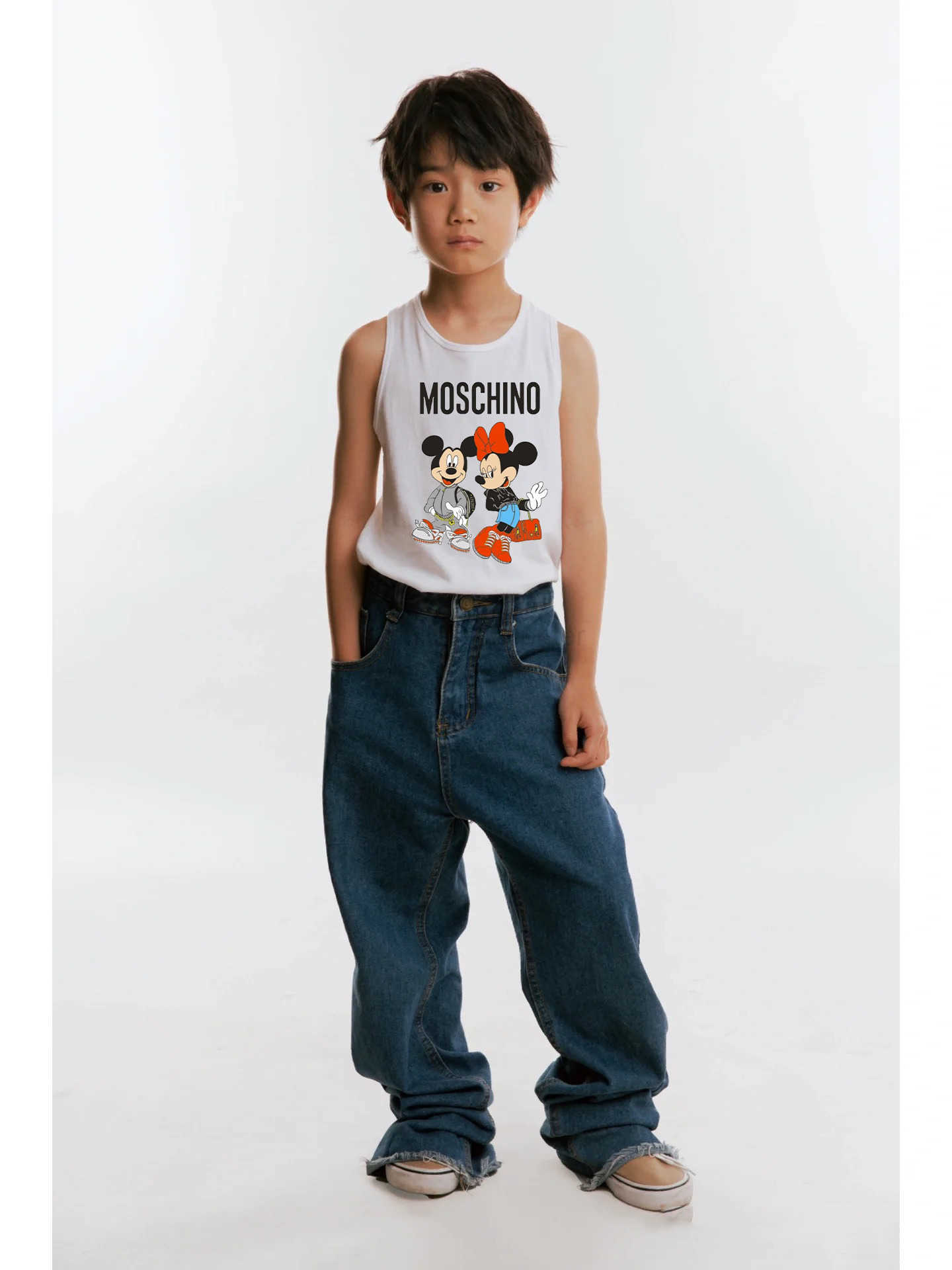 DISNEY New Kawaii Lilo Stitch Cartoon T Shirt Children Kids Stitch Cute Manga T-shirt Y2k Graphic Tshirt Girl Boy Top Tees Lilo Stitch W250711