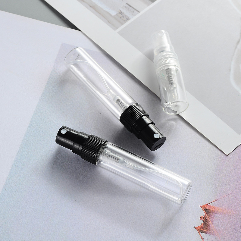 Screw Cap Mini Sample Spray 2/3/5/10ml Glass Perfume Dispensing Bottle