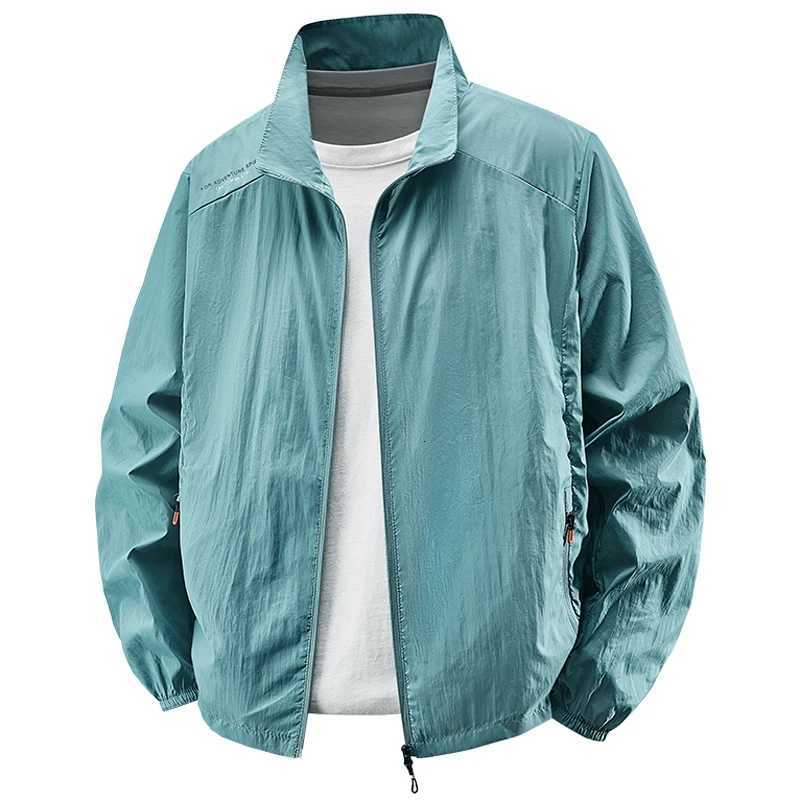 Summer Quick Drying Breathable Jacket Men Outdoor Ultra Thin Sunscreen Casual Skin Coats Fishing Climbing Hiking Jacket Outerwear W250711