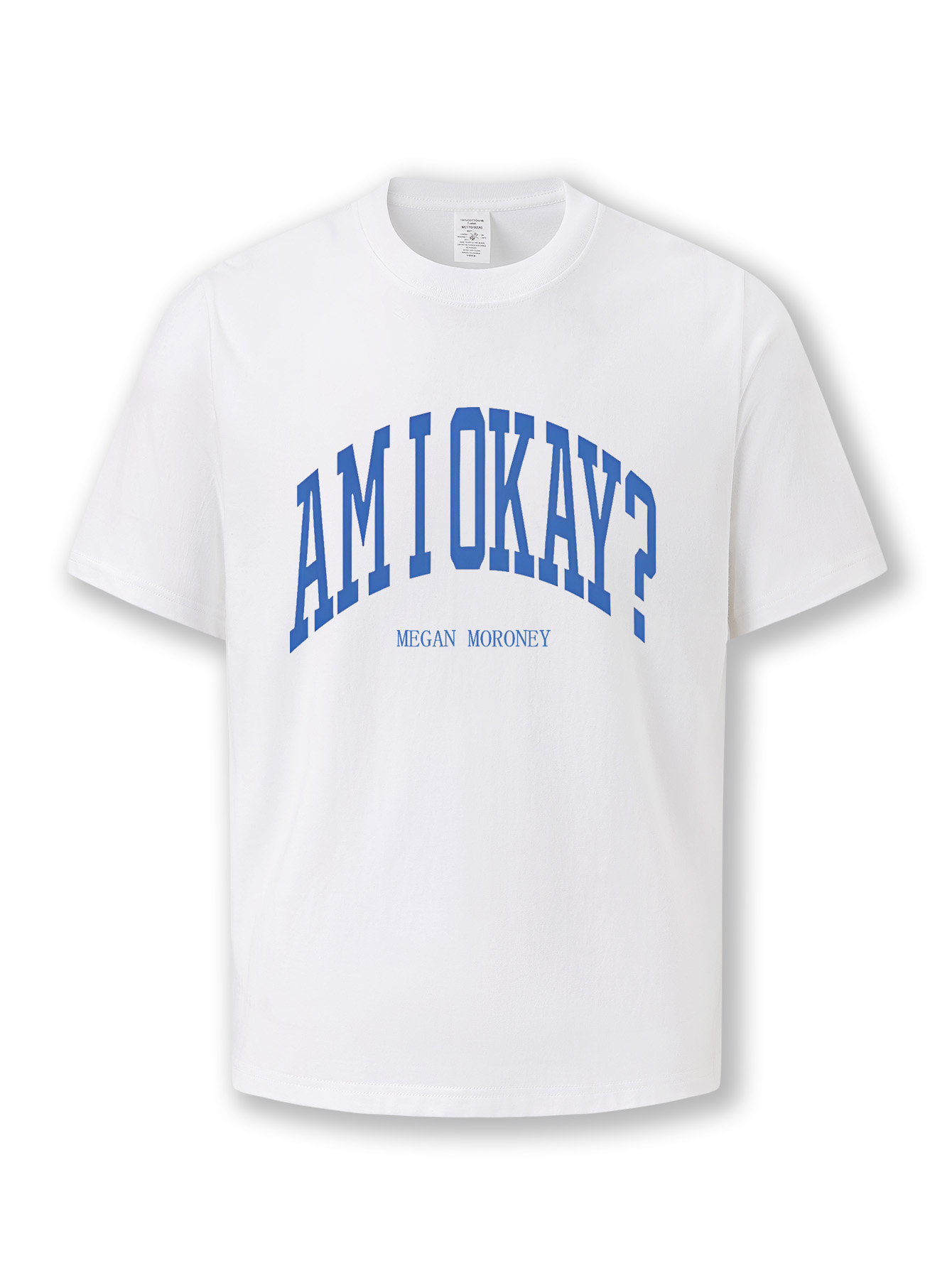 Women's T-Shirt Womens Summer Round Neck Cotton Tee with Letter Print - Breathable Casual Short Sleeve Fashion Shirt