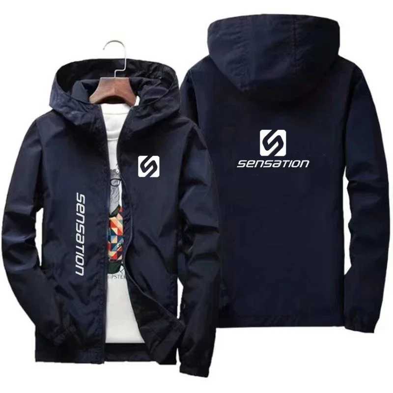 New high-quality mens jacket Windbreaker Spring autumn hooded mountaineering jacket large size waterproof coat raincoat W250711
