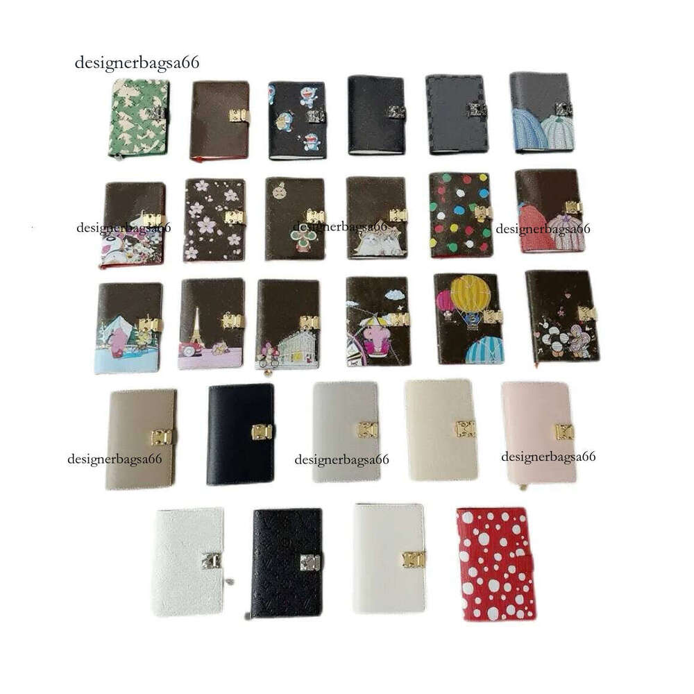NEW Designer Sunflower Notebook Diary Books Couples Coin Purses With Card Holders Vivi Graffiti Notebook Purses Mens Cashbooks Handbooks Gift