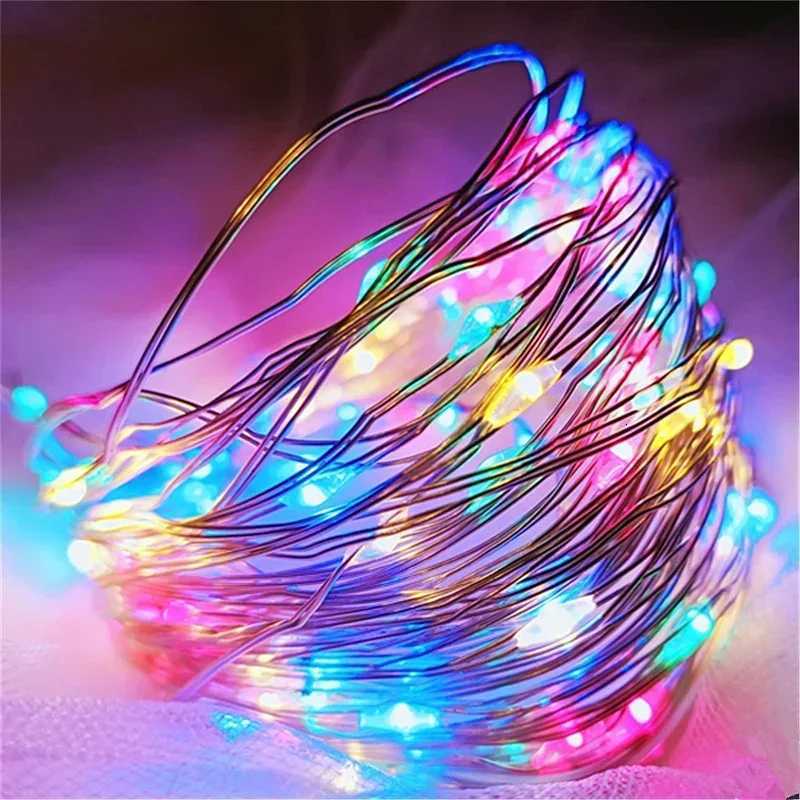 20m USB LED String Lights Fairy String Lights Warm White LED String Lights for Christmas Wedding Party Home Holiday Decoration XJ250710