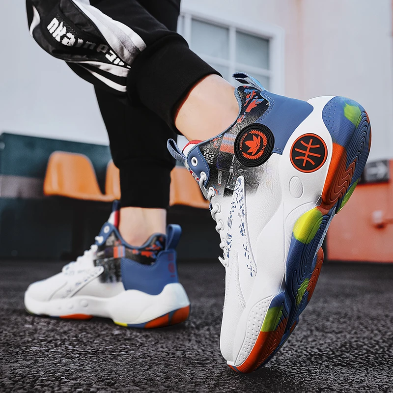 New Men Basketball Shoes Unisex Original Training Gym Field Luxury Sports Sneaker Athletic Casual Women Street Basketball Boots