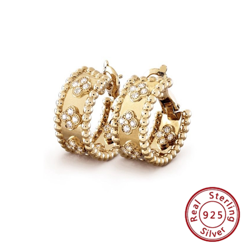 Upgrade Your Jewelry Game: S925 Silver Clover Earrings, Classy & Affordable