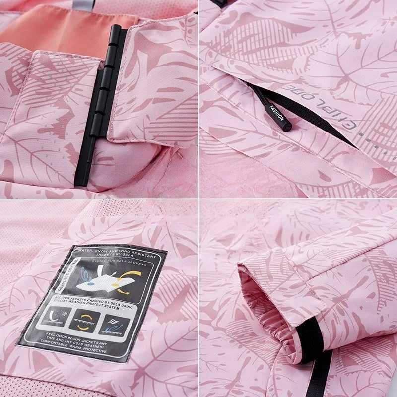 2025 Womens Casual Waterproof Windproof Jacket Full Zipper Hooded Jacket Outdoor Hiking Jacket for Spring and Autumn Plus Size W250711