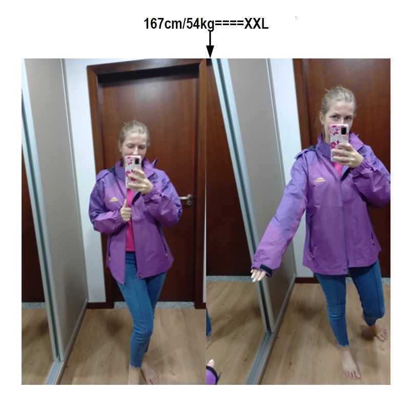 TRLWEGO Women Camping Jacket Hiking Autumn Hooded Windbreaker Waterproof Climbing Trekking Travel Outdoor Sports Cycling Coats W250711