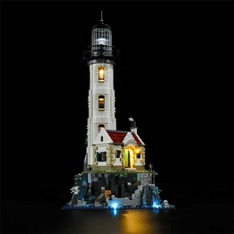 Electric Lighthouse Building Blocks 2065PCS Compatible 21335 Bricks Assembled Toys For Children Christmas Gift M250711