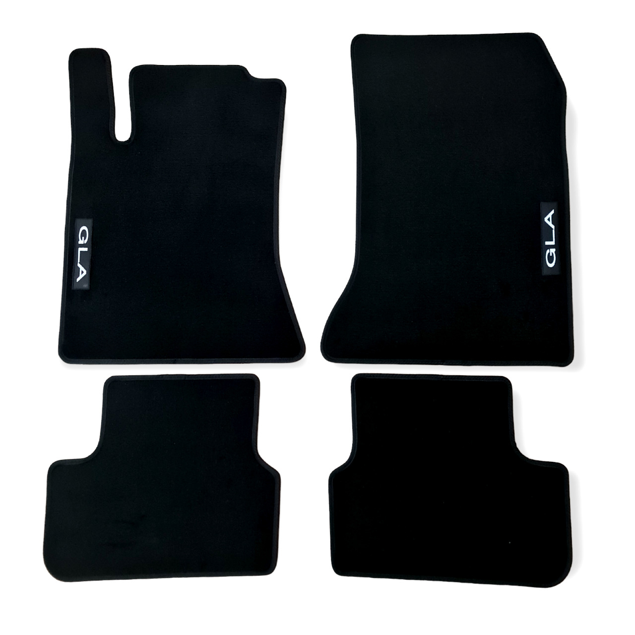 Car Floor Mats Velour For Mercedes GLA X156 Auto Liners Waterproof Black Carpet