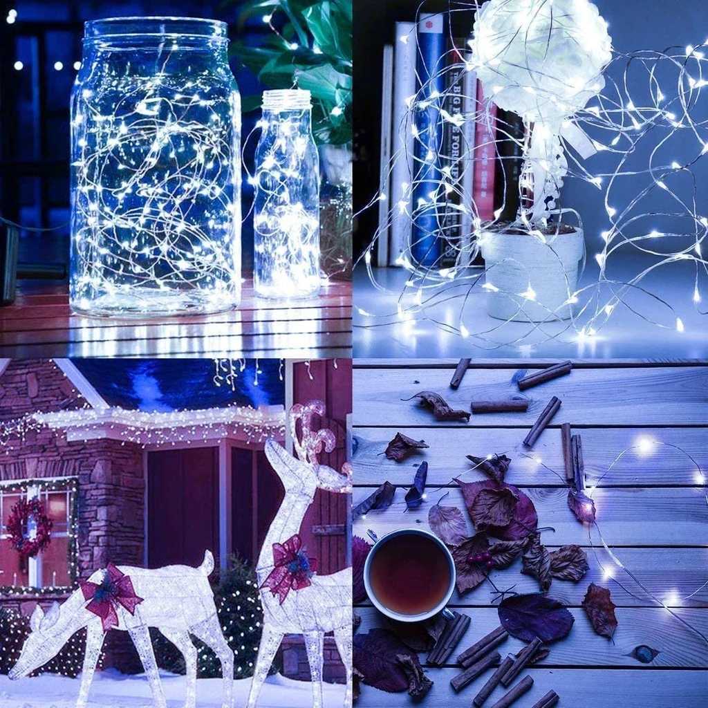Tsoper Wire Varne White Led Fairy Lights Usb Led String Light Outdoor Decoration Christmas Lights XJ250710