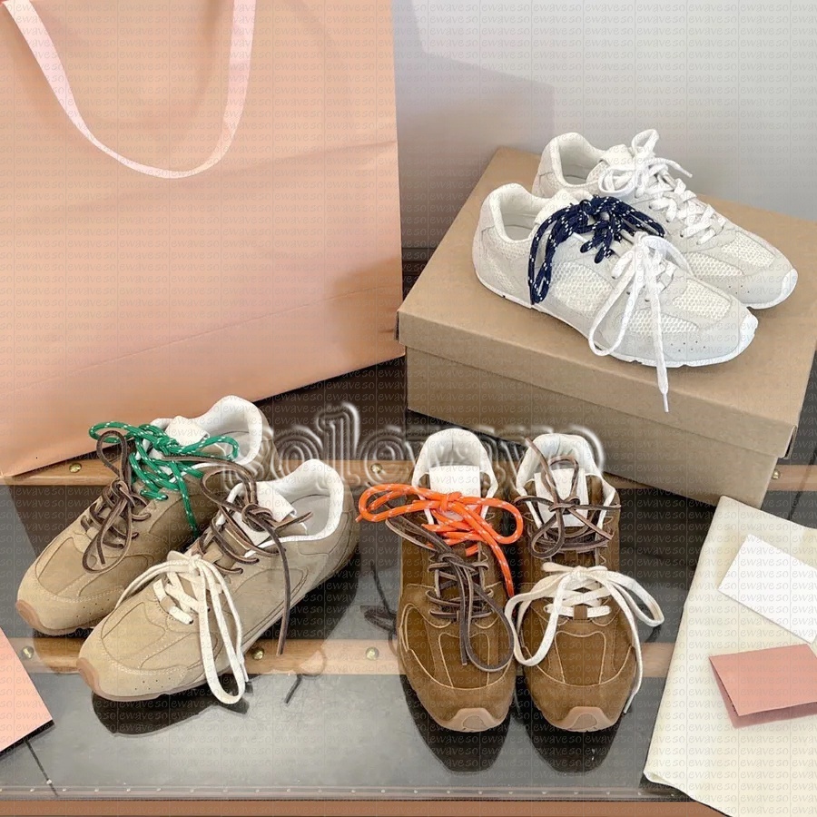 Designer Knot Loafers Canvas Casual Shoes Leather sneakers Low Heel Flats Luxury Women Running irregularity Matte Running Classic Shoes 35-44