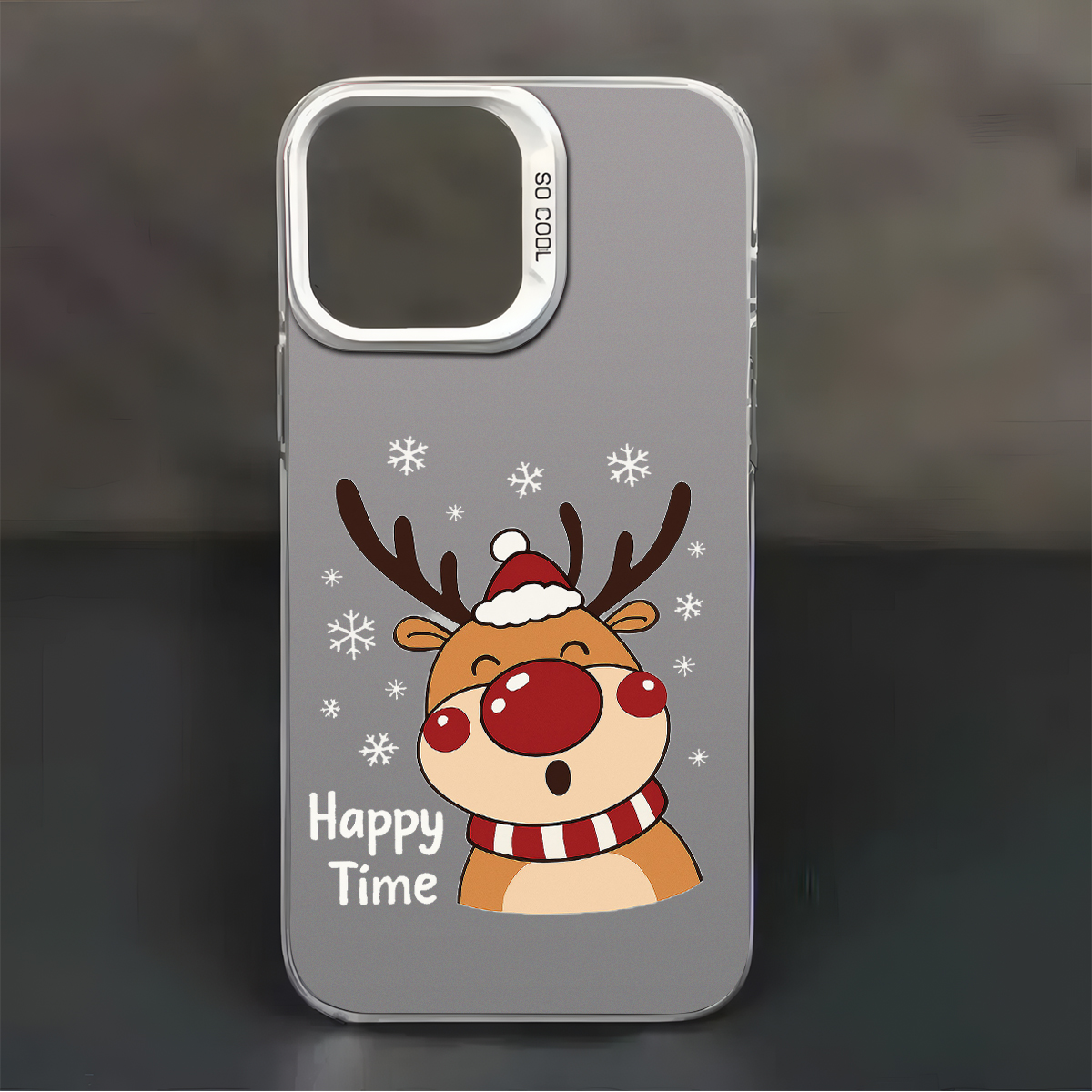 Christmas Reindeer Festive Fun pattern phone case for iPhone 16/ 16 Pro/ 16 Plus/ 16 Pro Max 15/ 14/ 13/ 12/ 11/ x/ xs/ xr/ xs max, Members Day