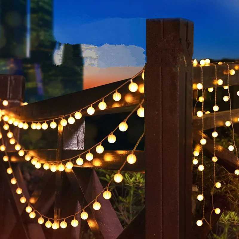 LED Ball String Lights Colorful Fairy Light Wedding Party Christmas Halloween and Thanksgiving Decor AA Battery Indoor OutdoorXJ250710