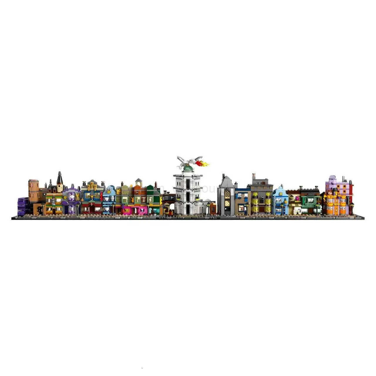 MOC Building Kit Street View Building 76444 House Building Block Model Kit 2750 Pieces Christmas Halloween Gift Set M250711