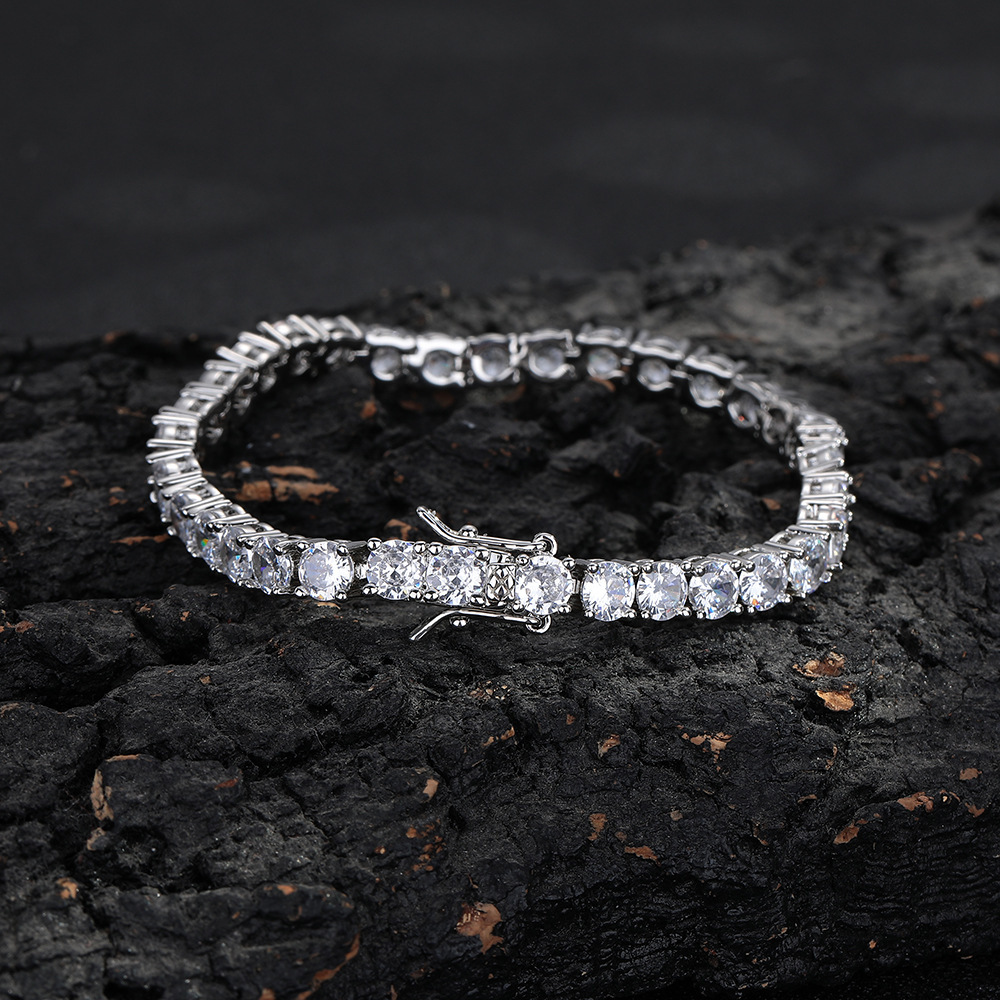 Zircon Tennis Chain Jewelry for Women Hip Hop Men's Accessories Necklace TennsChain