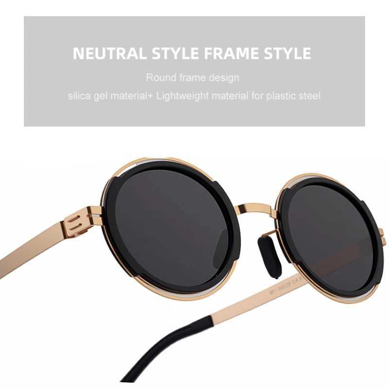 2025 New Round Fe Polari Sunglasses Unisex UV400 Anti-UV Protection Outdoor Driving Party Screw Design Fashion Trendy W250709