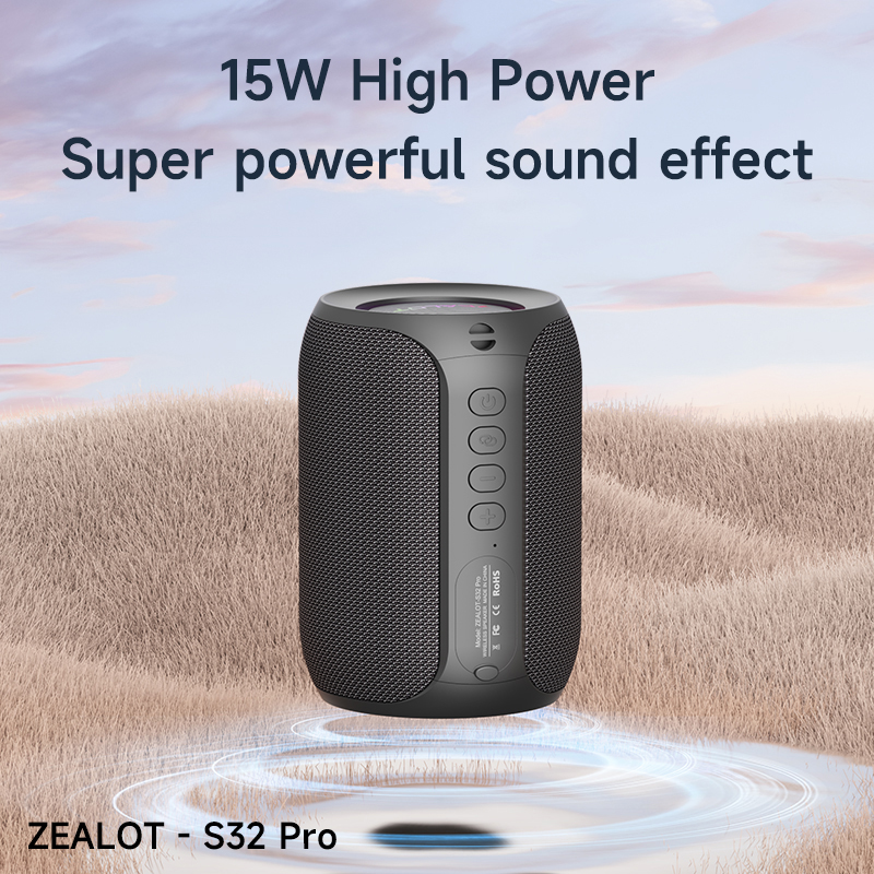 S32pro Portable Speaker USB Player Waterproof Colorful Led Light Wireless Speakers