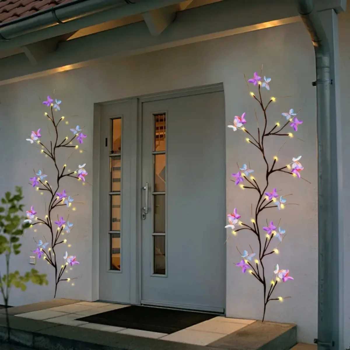 1pc 30LED Enchanted Willow Vine Light With Butterfly USB Powered 8 Lighting Modes Indoor Outdoor Waterproof Vine Lights Suitable XJ250710