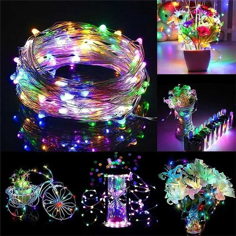 20m USB LED String Lights Fairy String Lights Warm White LED String Lights for Christmas Wedding Party Home Holiday Decoration XJ250710