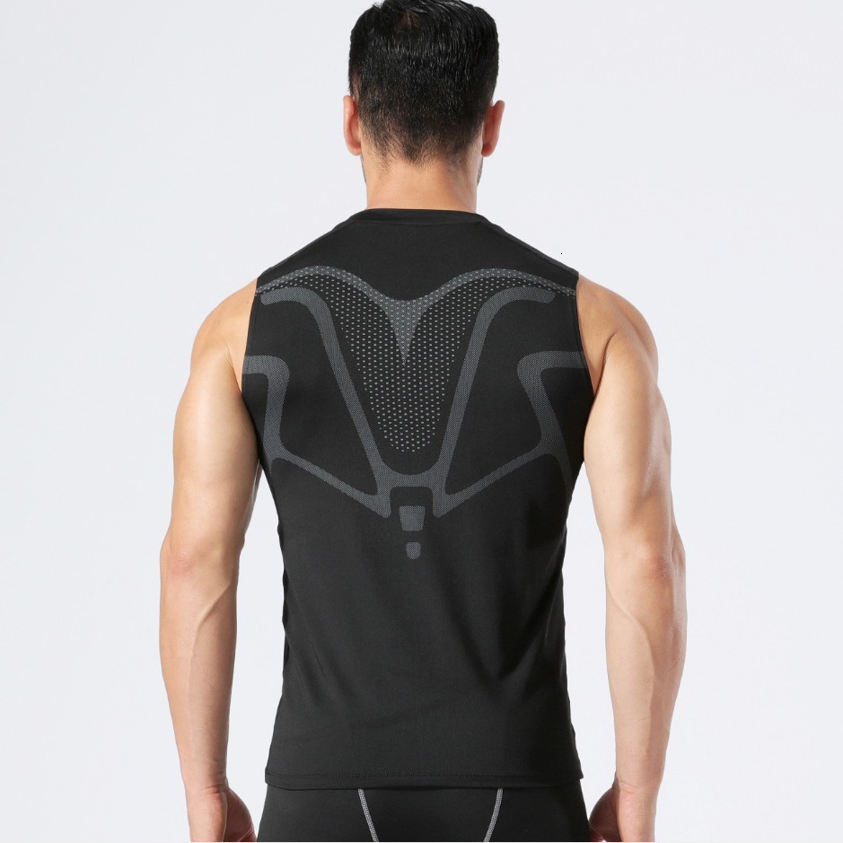Elastic Quick-Dry Compression Shirt Pro Sports Sweat-Absorbing Breathable Base Layer Fitness Training Wear