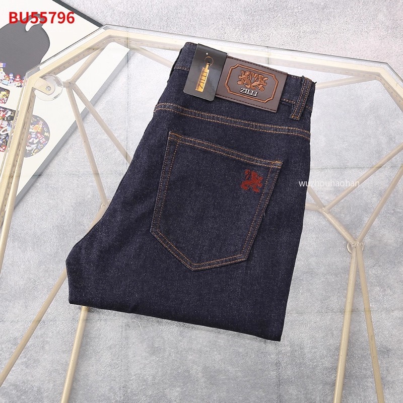 Uomini Jeans Pantaloni Europei Tratto Dritto Zilli Thin Jean Z1289