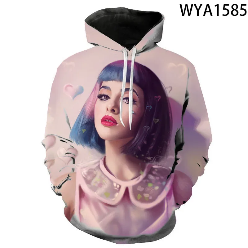 2024 Fashion Singer Melanie Martinez 3D Printed Hoodies Men Women Trendy Sweatshirt Pullover Casual Streetwear Plus Size Coat