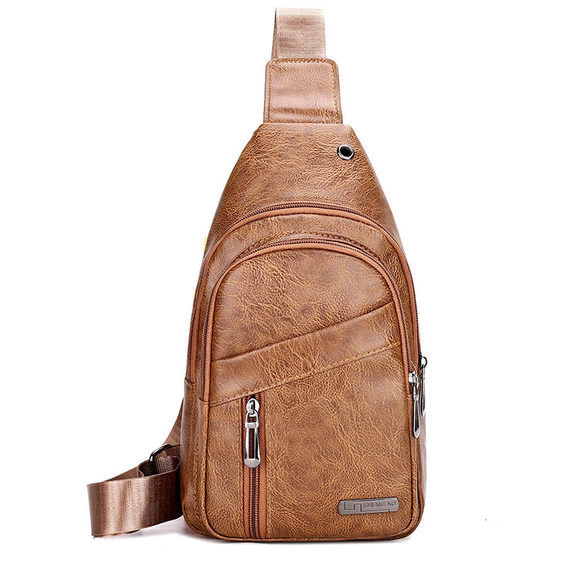 Designer Luxury bag bag Men's Chest Bag Casual Bag New Men's Chest Phone Bag Simple Versatile Shoulder Bag Lightweight PU Crossbody Small Ba