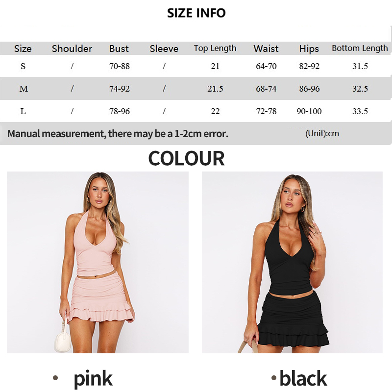 Pure desire, temperament, light familiarity, royal elder sister, deep wind, V tether, hanging neck, suspender top, female+pleated splicing, ruffled hi