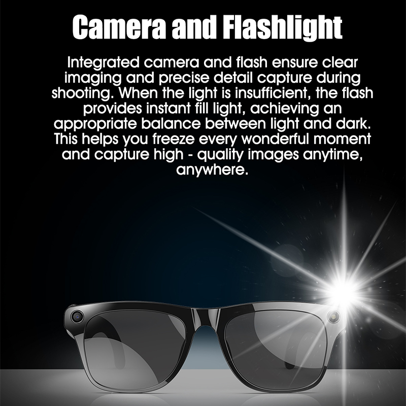 LIGE smart glasses, AI translation glasses, with 144 languages and accents, blue light filtering lenses, multi-functional smart glasses for men and wo