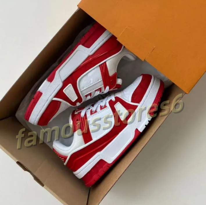 shoes Designer Men Sneaker Calf Platform Sneakers Rubber Shoe loves Trainer Lace-up Skate Shoes 38-45 R13 R10
