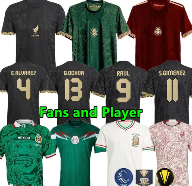 2025 Mexico soccer jersey H. LOSANO CHICHARITO G DOS SANTOS S.GIMENEZ 25 26 Men sports football shirt sets training MEXICAN home away uniform Goalkeeper
