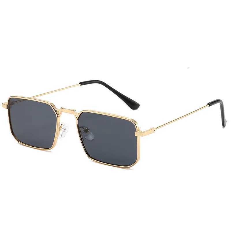 igh Quality Rectang Sunes Wen Metal Fe es Vintage Brand Square Sun es for Men S Fa Eyewear W250709