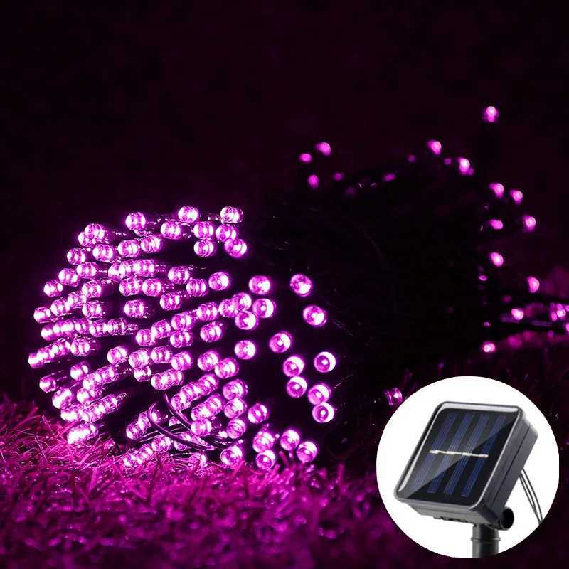 5/7/12/22M Solar Garland Lamp LED Icicle Fairy String Lights for Outdoor Garden Christmas Tree Wedding Party Home DecorationXJ250710