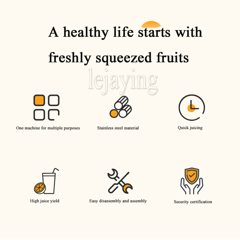 Commercial New Electric Juicer Citrus Juicer Tabletop Blender 110v 220v Stainless Steel Automatic Citrus Squeezer For Orange