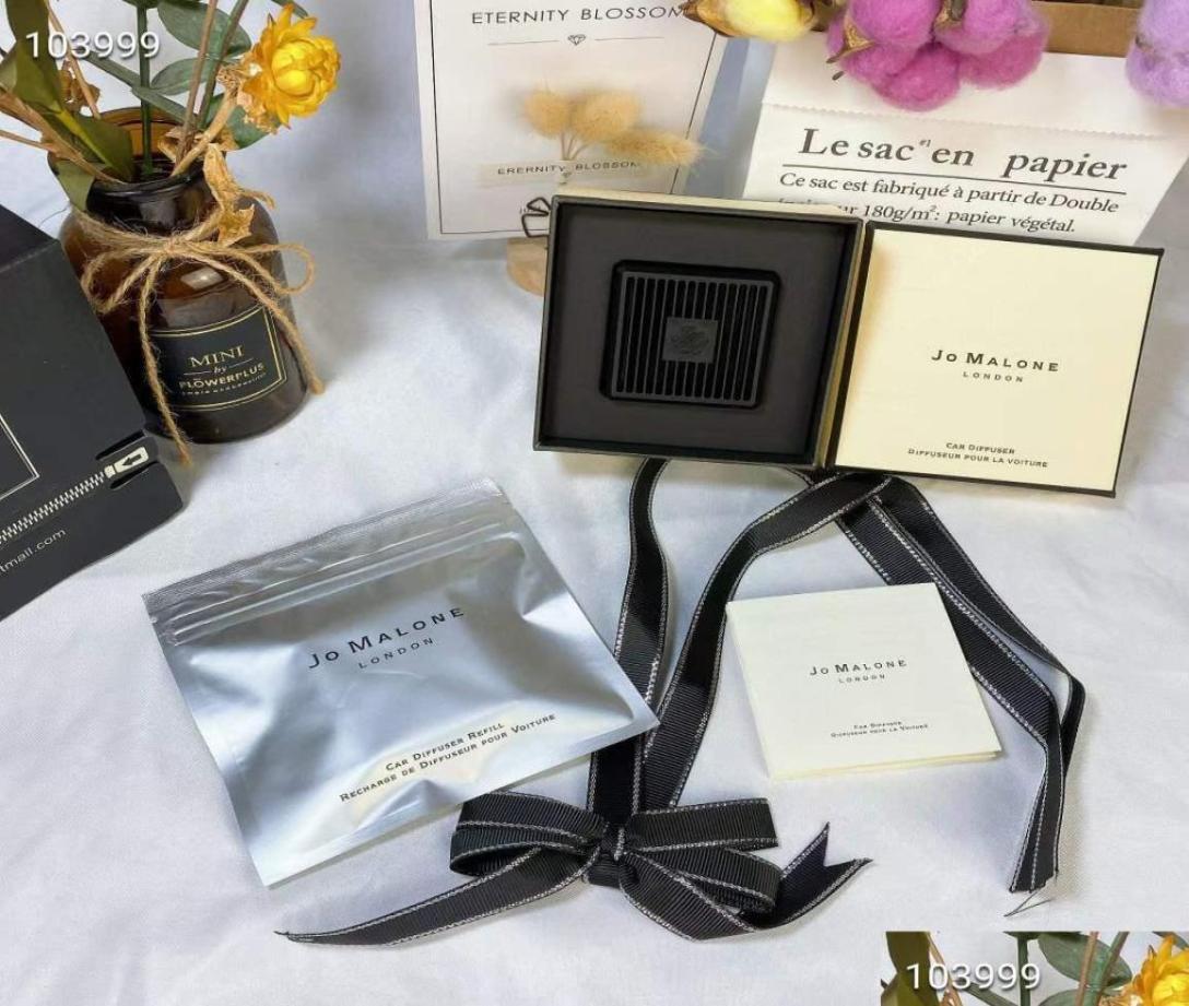 Car Air Freshener Diffuser With Refill Incense Parfum Peony Blush Suede Lime Basil Mandarin Sea Salt Cars Solid Pe Dh4Hz1442752