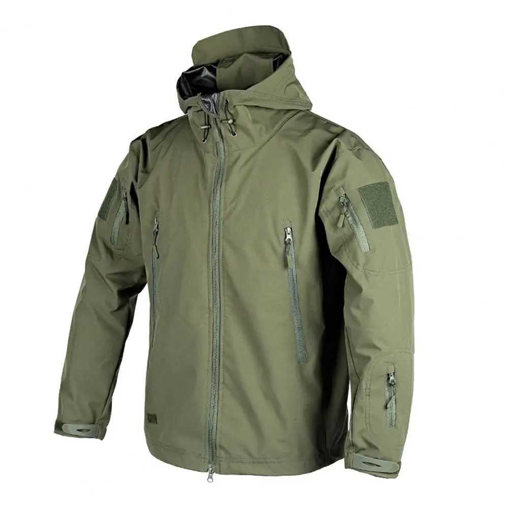 Men Jackets Military Field Windbreaker Men Waterproof Coat Hoodie Men Hunting Army Zipper Hooded Jacket Outerwear W250711