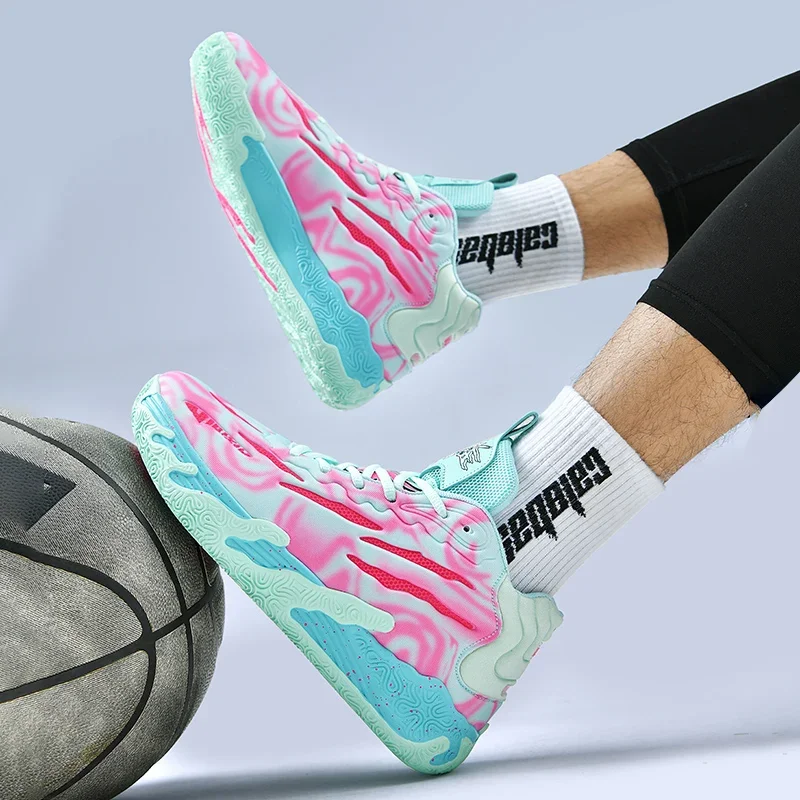 Three ball Three generation Lamelo Ball MB.01 Basketball shoes Men's actual combat cushioned low-top sneakers cushioned rebound