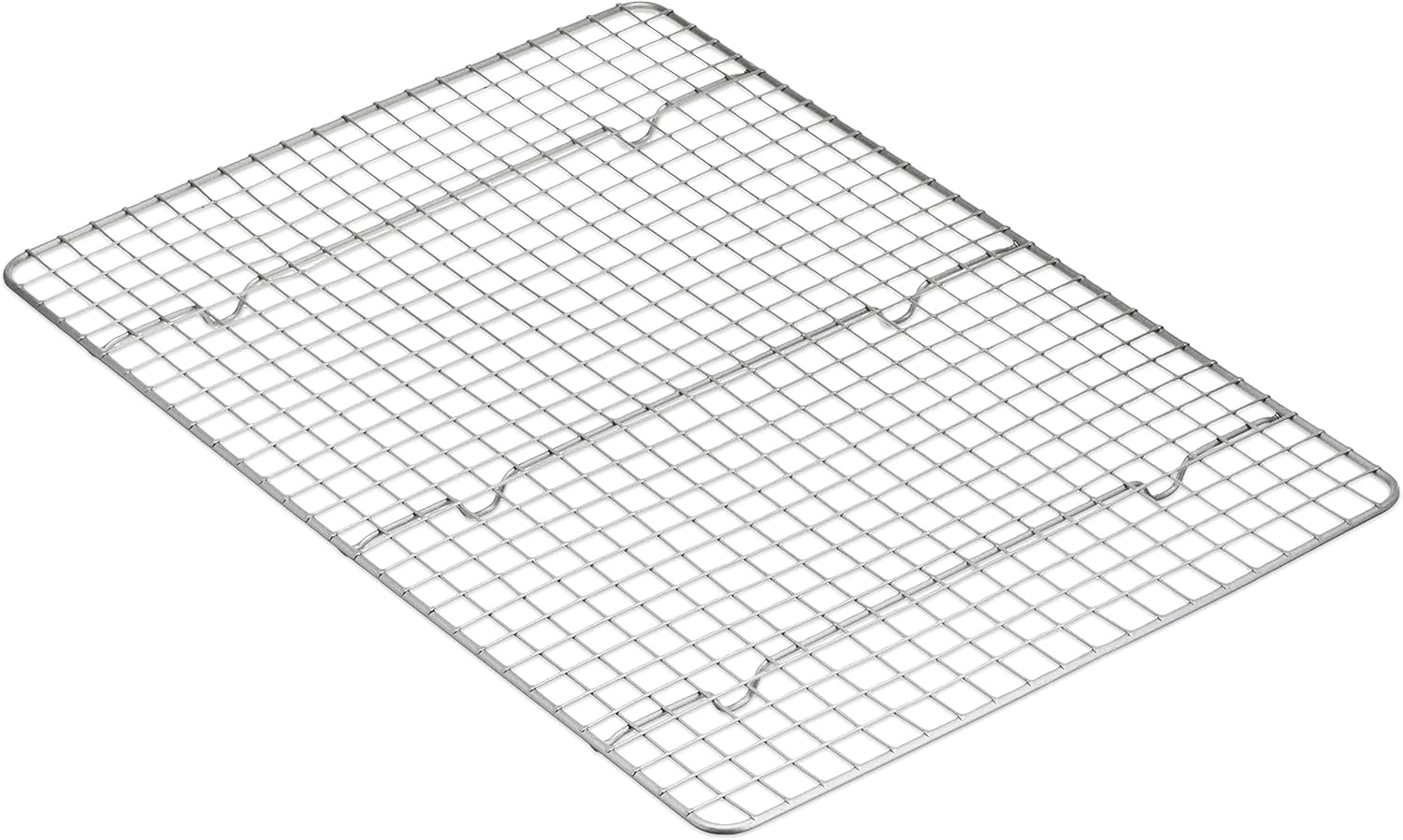 Gray Ceramic Nonstick Baking Sheet Set with Cooling Rack18x13 Half Sheet Pans PFOA Free Dishwasher Safe for Cookies Roasting Veggies