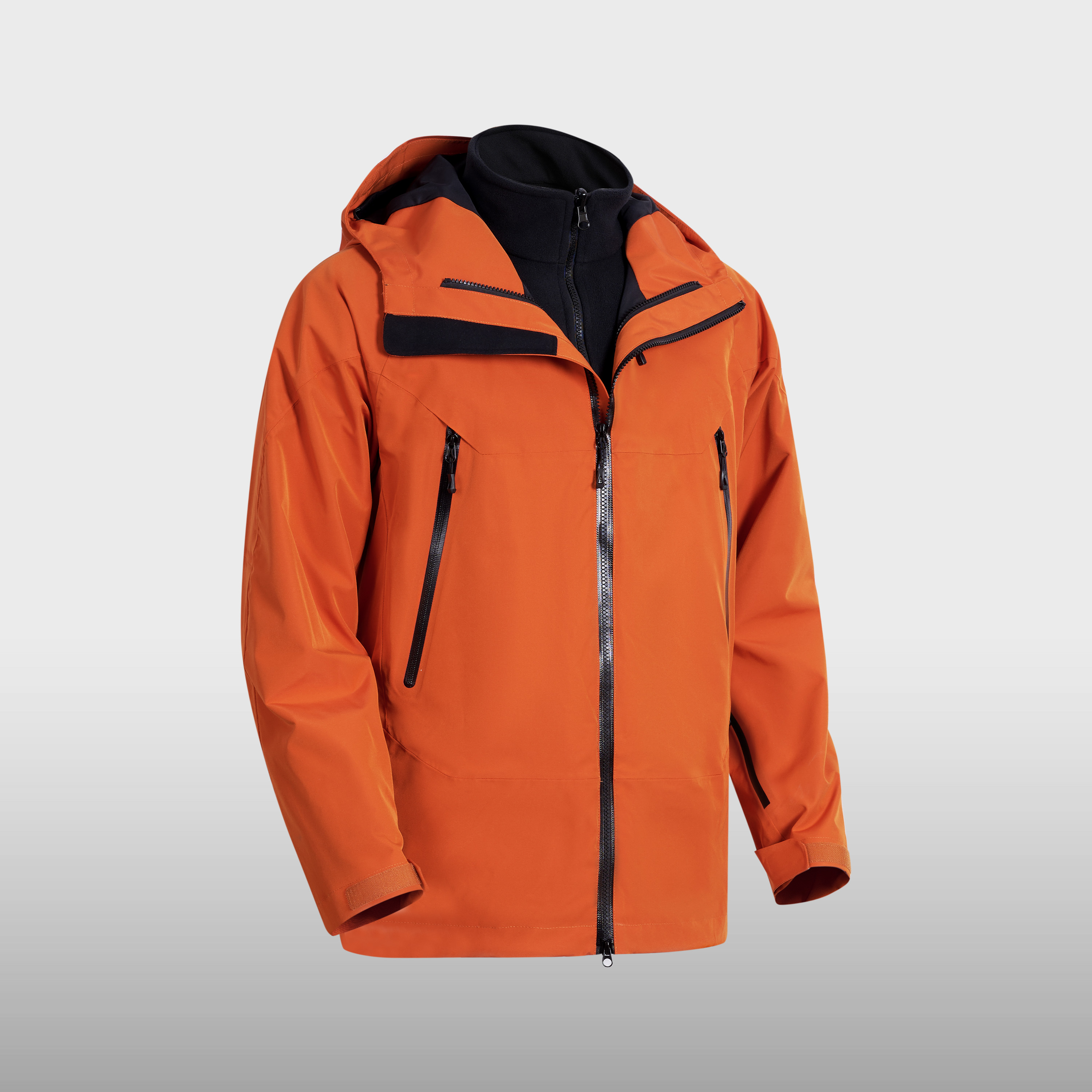 SUJIE Outdoor Waterproof Windproof Jacket for Men & Women - Three-in-One Detachable Mountain Travel Coat