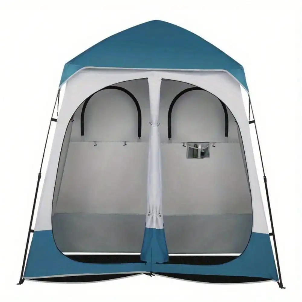 2 Room Pop Up Shower Tent, Camping Privacy Changing Room Tent